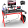 Red Modern Gaming Desk